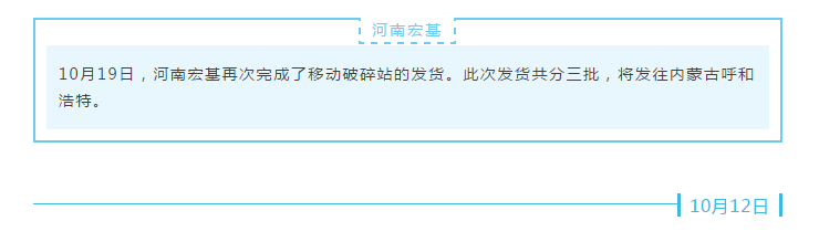 内蒙古时产200吨移动碎石生产线设备发货